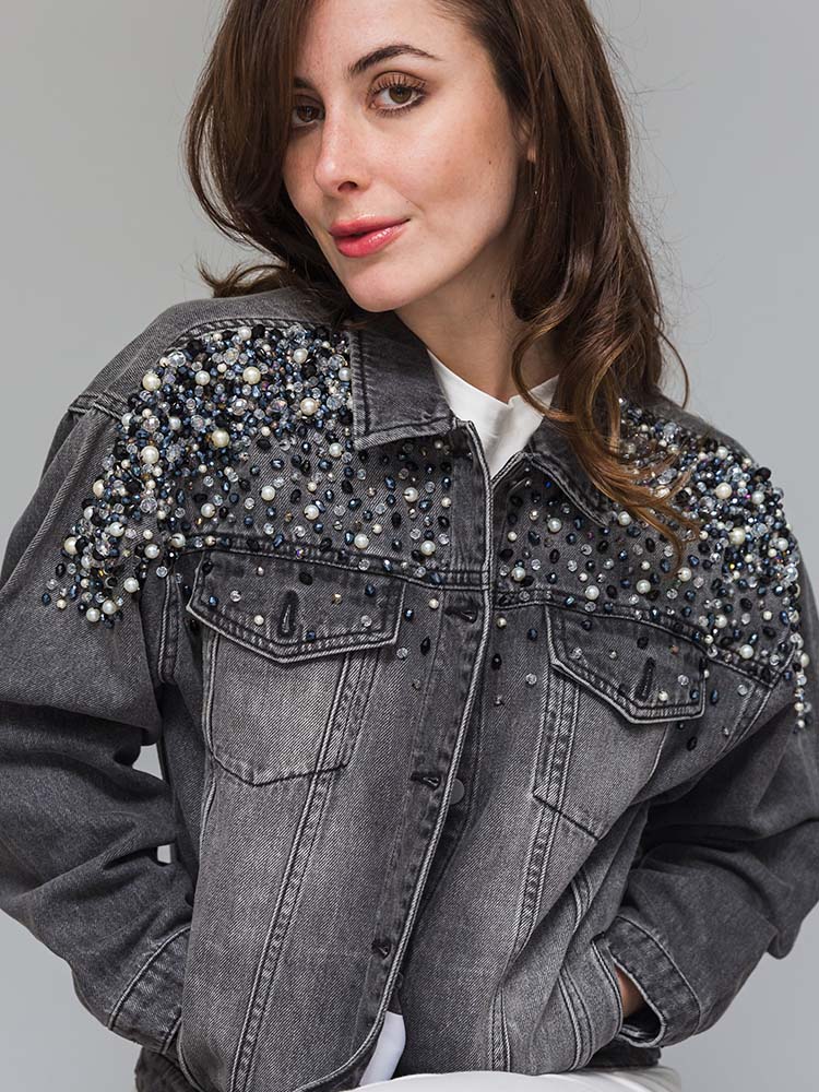 Charcoal Rhinestone royalty