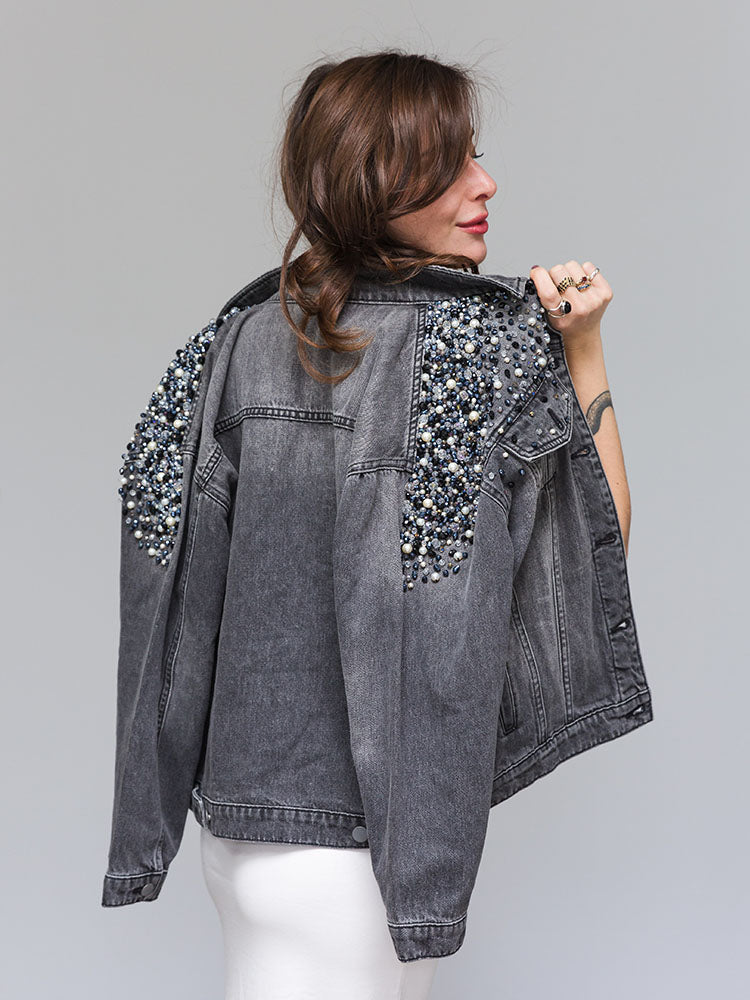 Charcoal Rhinestone royalty