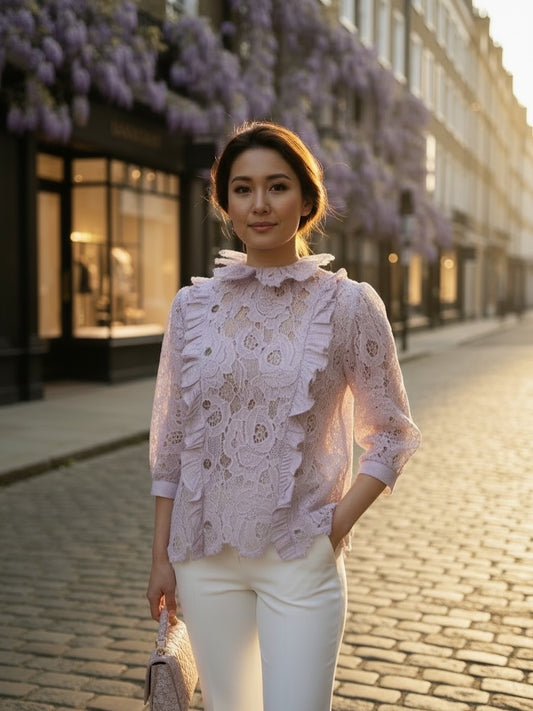 Wisteria Lace blouse