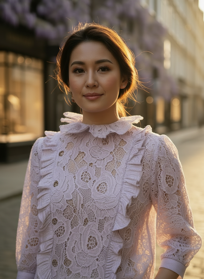 Wisteria Lace blouse
